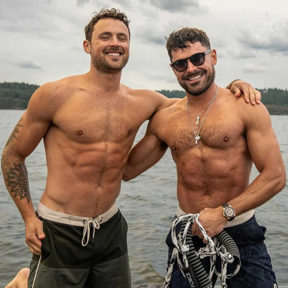 Zac Efron/Instagram From Left: Dylan and Zac Efron on a boat trip