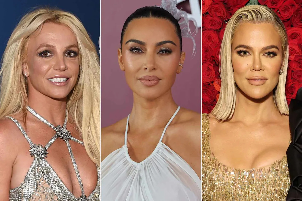 Kim Kardashian Shares Photos of Hangout with Sister Khloé and Britney Spears 1 Week After Singer Returned to Instagram