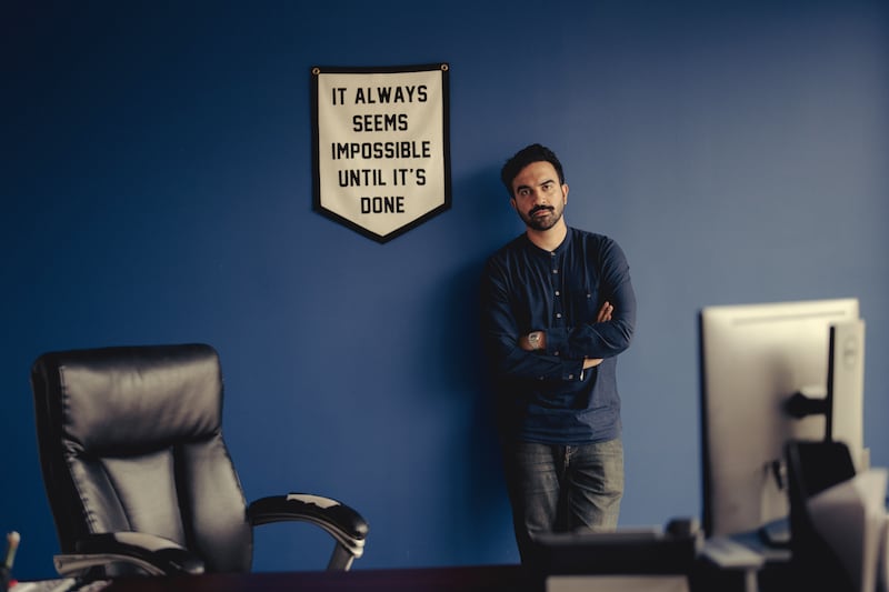 Zohran Mamdani pictured at his office in Astoria, Queens, in August at the beginning of his campaign, Photograph: Amir Hamja/The New York Times
                      