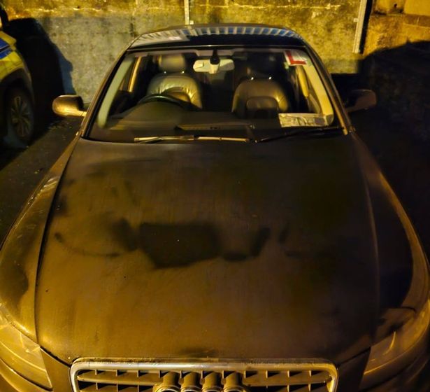 The learner driver was travelling at 188km/h in an Audi