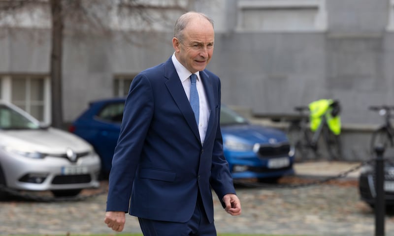 Taoiseach Micheál Martin at Government Buildings. Photograph: Sam Boal/Collins