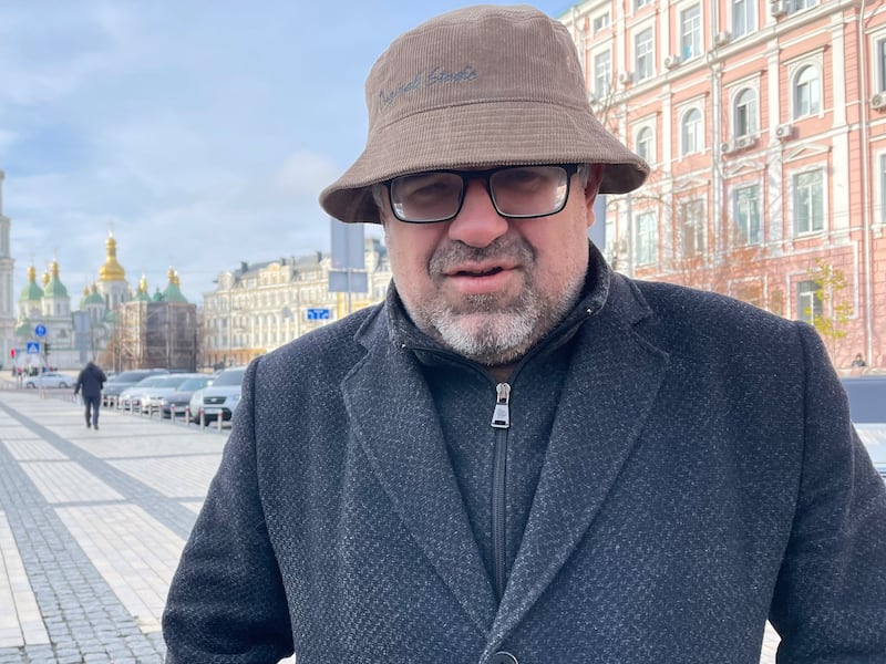 "Alex": Kyiv resident Alex says the current talks on a peace deal for Ukraine are unlikely to end the war with Russia for good. Photograph: Daniel McLaughlin