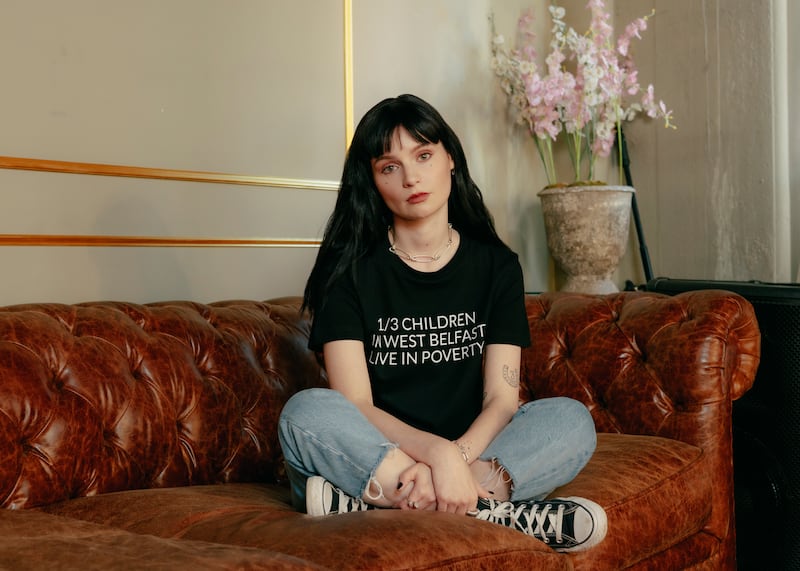 Lola Petticrew in New York. Photograph: Timothy O'Connell