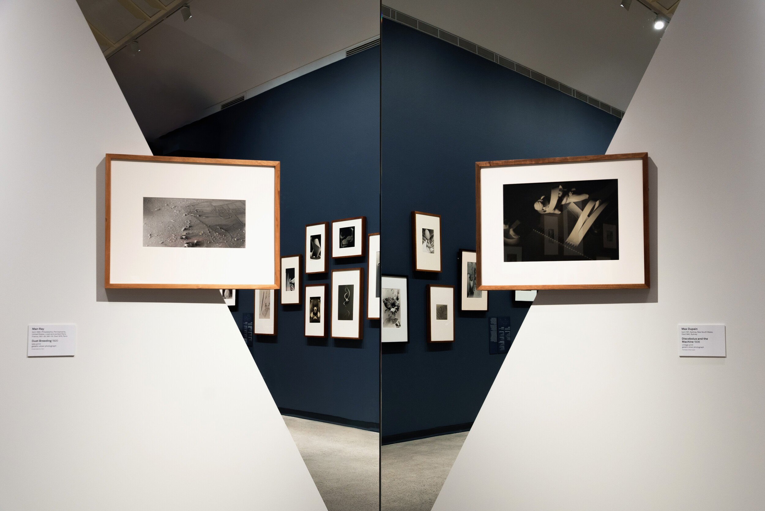 <p>Installation view of <em>Man Ray and Max Dupain</em>, Heide Museum of Modern Art, 2025. Photo: Ruby Taylor</p>