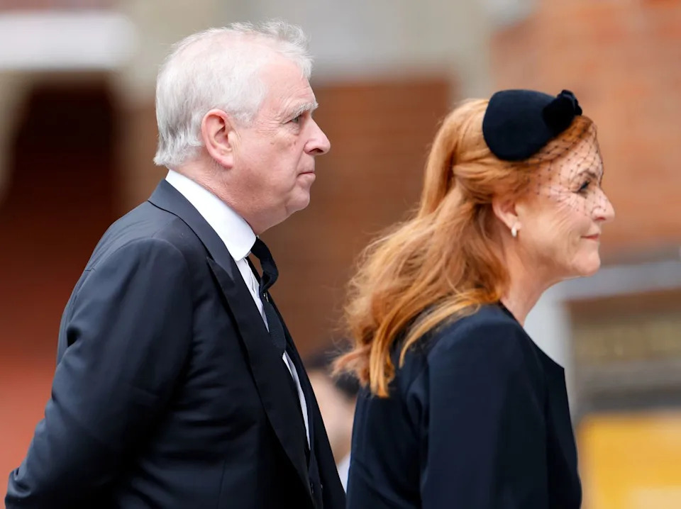 Getty Prince Andrew and Sarah Ferguson on September 16, 2025