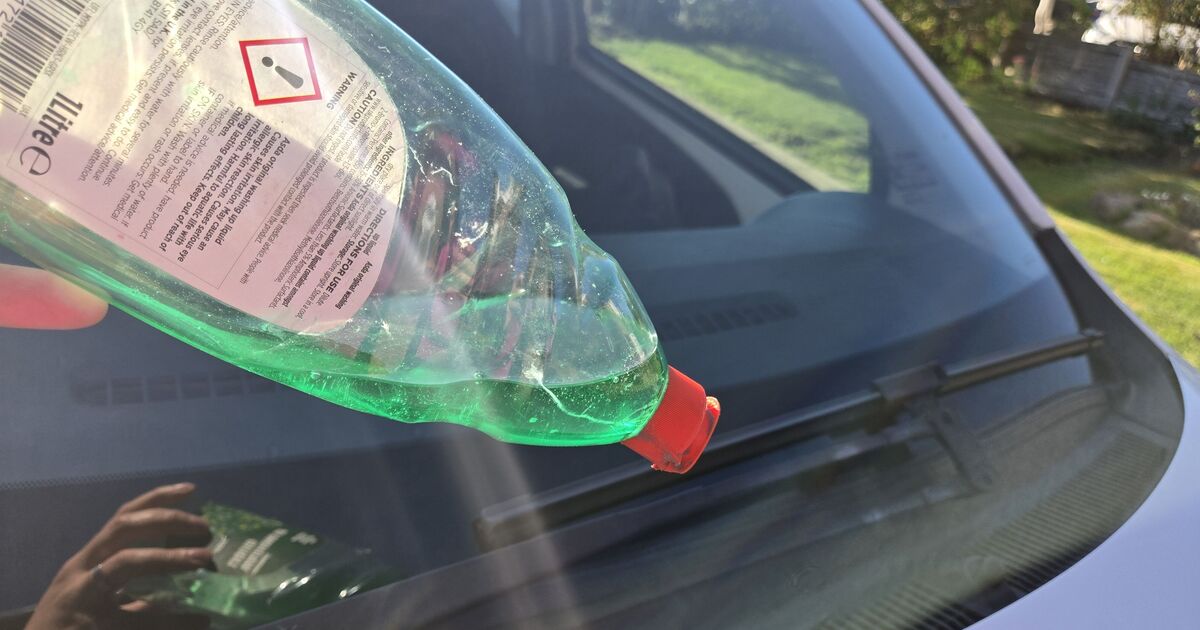 Households urged to rub washing up liquid on car windows in November