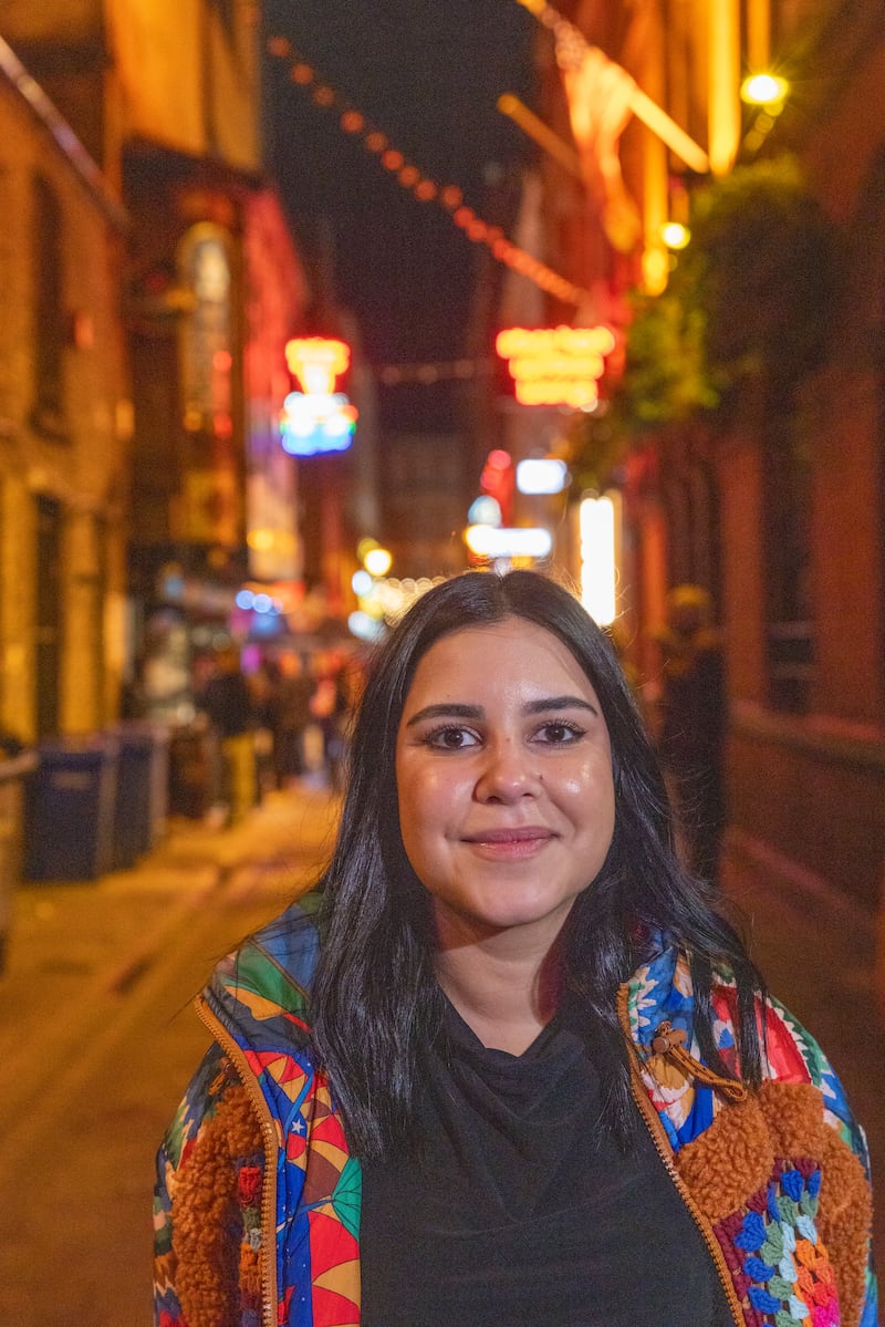 Juliana Almeida: 'I have so many Irish friends that are moving to Australia or Canada. You just work. It’s like a robot life.' Photograph: Tom Honan