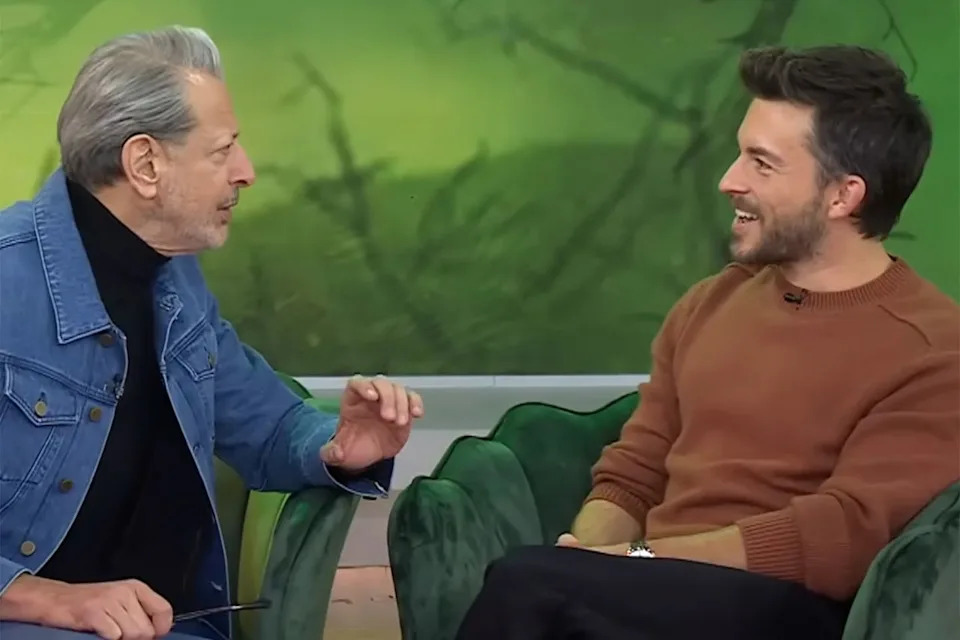 NBC Jeff Goldblum and Jonathan Bailey on 'Today' show, Nov. 19, 2025