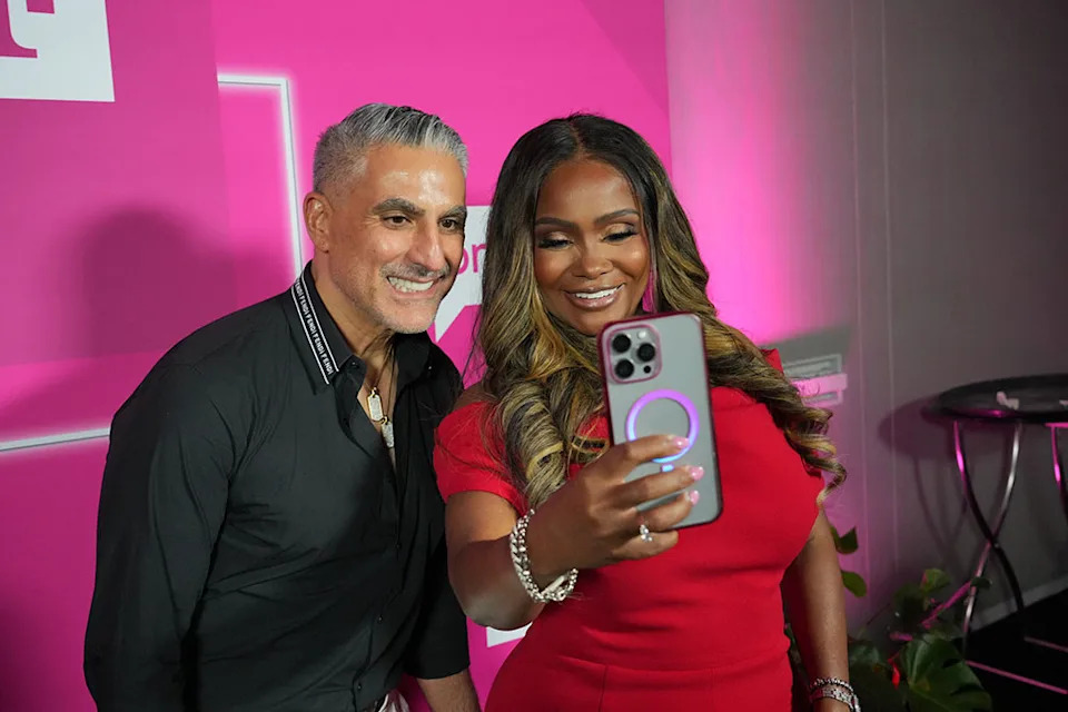 <p>Reza Farahan & Dr. Heavenly Kimes&nbsp;</p>