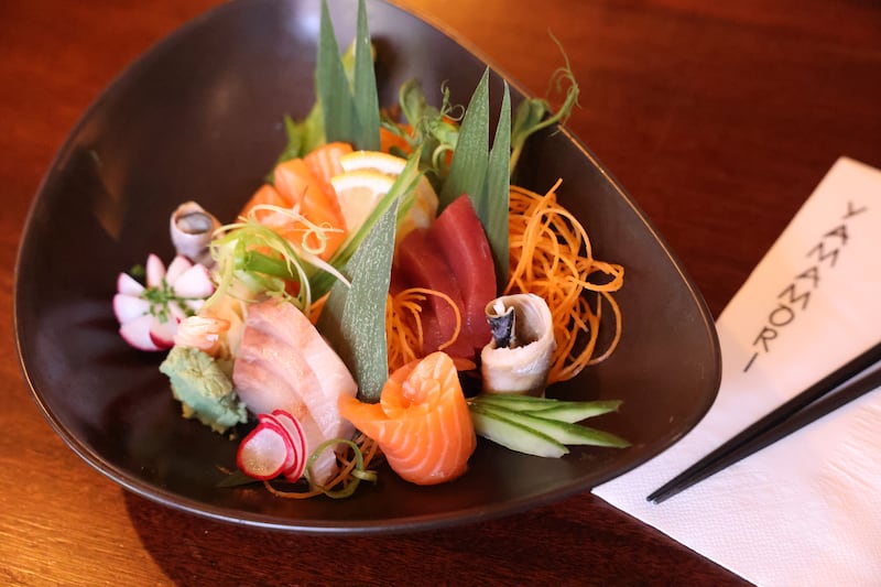 Sashimi Moriawase at Yamamori. Photograph: Dara Mac Dónaill
