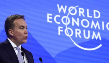 World Economic Forum chief warns of three possible 'bubbles' in global economy