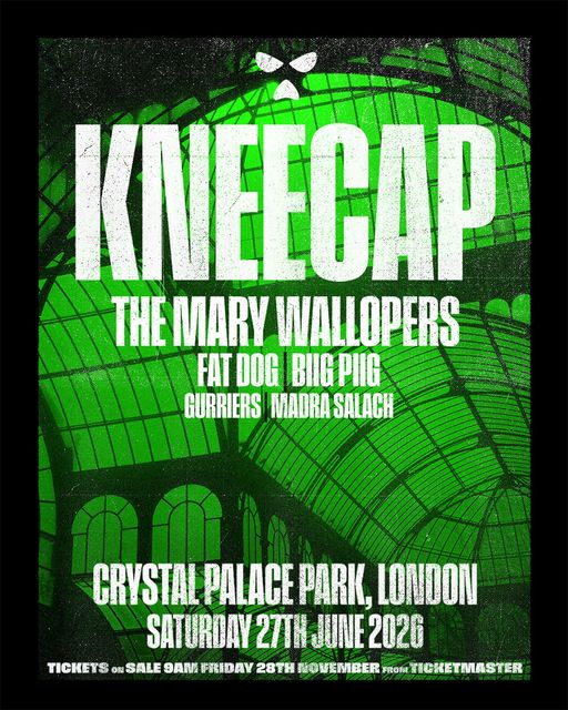 Kneecap will perform at London's Crystal Palace Park next summer