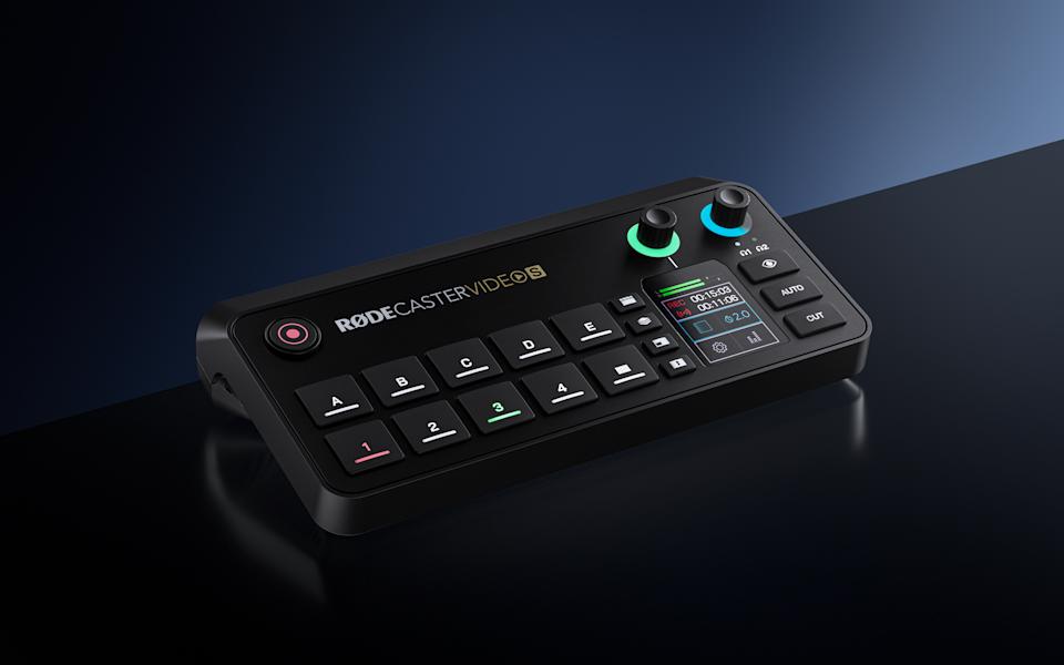 Close-up image of the Rodecaster Video S