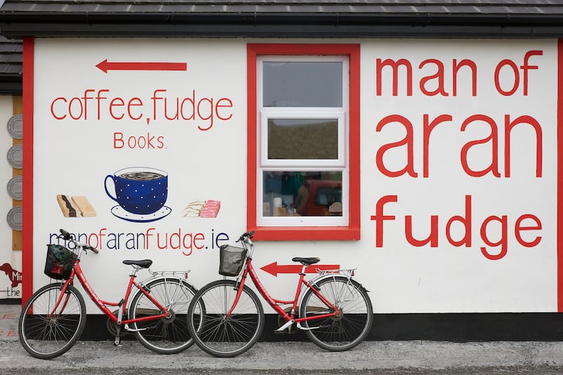 The Man of Aran Fudge shop on Inis Mór