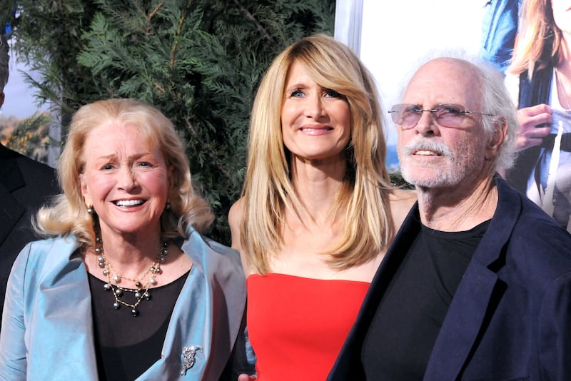 Diane Ladd, Laura Dern and Bruce Dern at the Los Angeles Premiere Wild in 2014. Photograph: Barry King/ FilmMagic