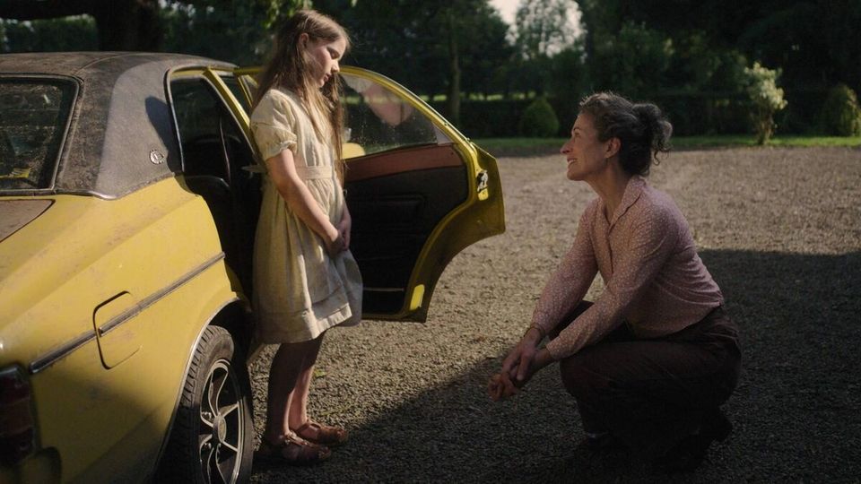 Catherine Clinch and Carrie Crowley in 'An Cailín Ciúin'