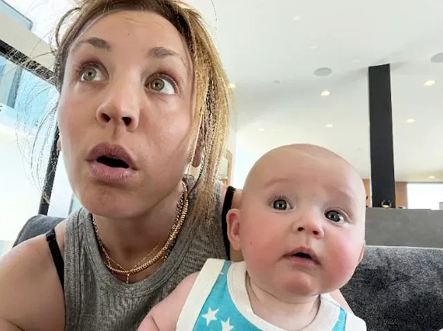 Kaley Cuoco/Instagram Kaley Cuoco and Matilda