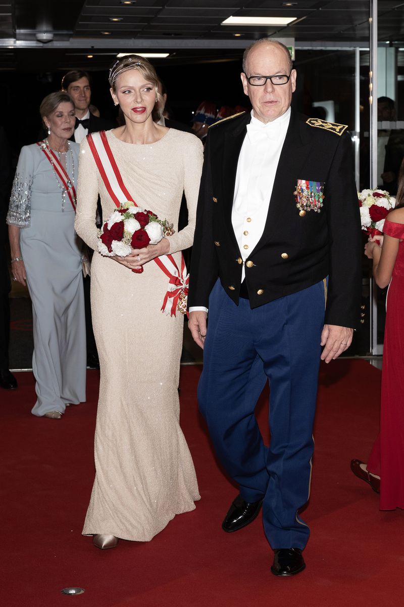 Princess Charlene and Prince Albert II of Monaco at the Monaco National Day 2025