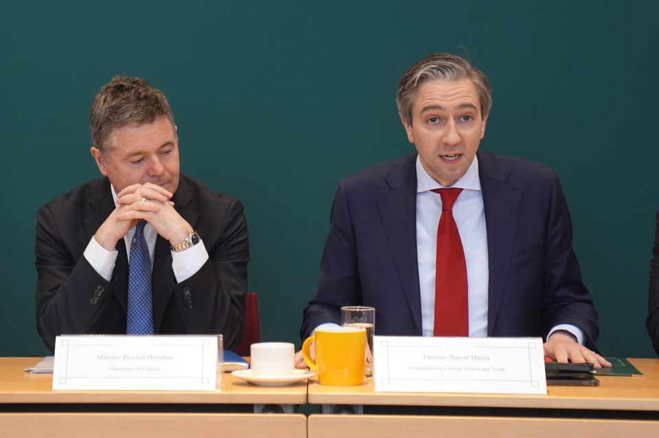 Paschal Donohoe and Simon Harris
