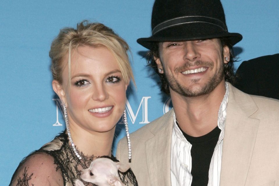 Britney Spears and Kevin Federline in those proverbial 'happier times' of 2004. Photo: Getty