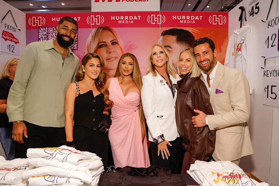<p>Jeff Coby, Stephanie Shojaee, Larsa Pippen, Vicki Gunvalson, Caroline Stanbury & Sergio Carrallo</p>