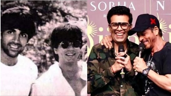 Akshay Kumar and Karan Johar wished Shah Rukh Khan on his 60th birthday.