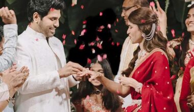 Allu Sirish and Nayanika are officially engaged; see dreamy inside pictures! : Bollywood News
