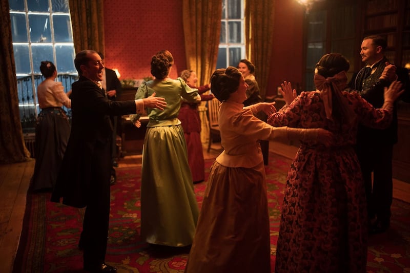 During the play the small audience moves through the venue with the actors