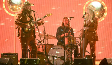 Chris Stapleton and Miranda Lambert at The 59th Annual CMA Awards held at the Bridgestone Arena on November 19, 2025 in Nashville, Tennessee.