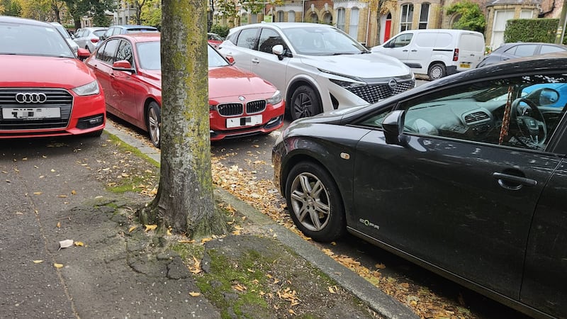 Belfast street like ‘car dealership forecourt’ thanks to ‘illegal and inconsiderate’ parking