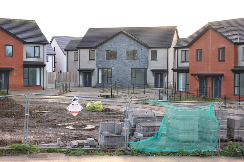 The houses in the the Ringfort estate in Rathmolyon, Co Meath. Photograph: Dara Mac Dónaill/The Irish Times