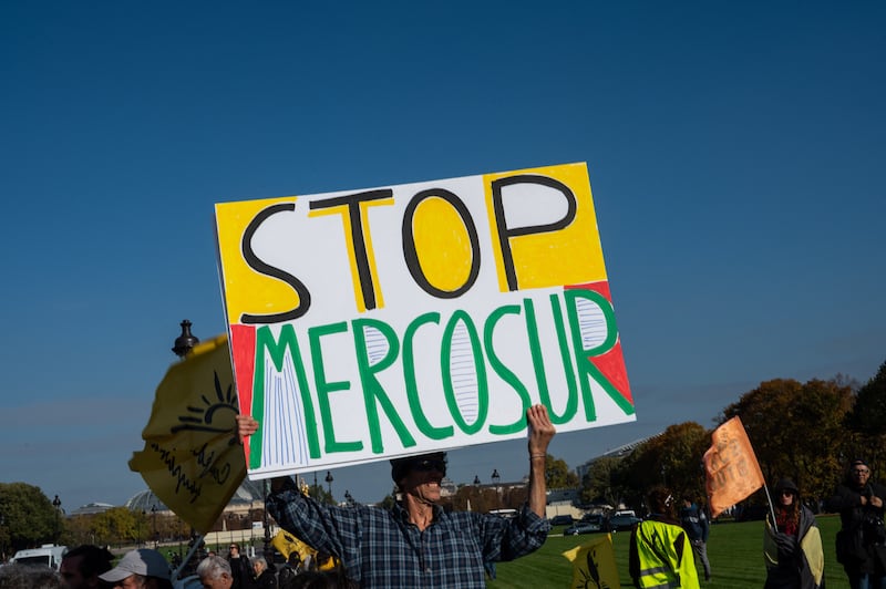 The Mercosur trade deal is an agreement which finally got across the line in June 2019 that was due to scale-up huge volumes of trade between the EU and countries in South America. Photograph: Riccardo Milani/ Hans Lucas via AFP/ Getty Images
