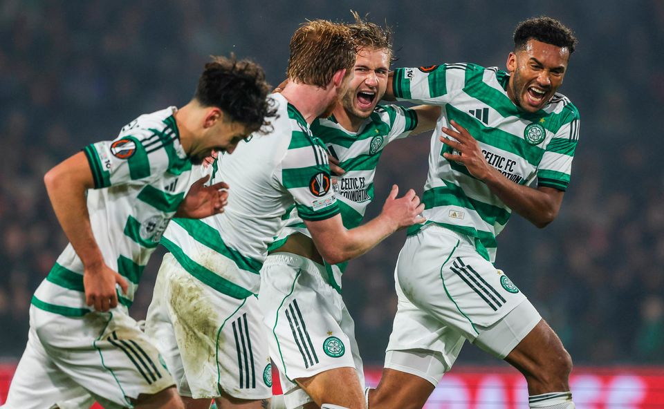 Celtic eased to a 3-1 win over Feyenoord