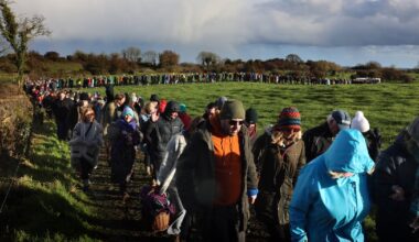 At the sacred centre of Ireland, thousands gather as Manchán Magan’s ashes are scattered – The Irish Times