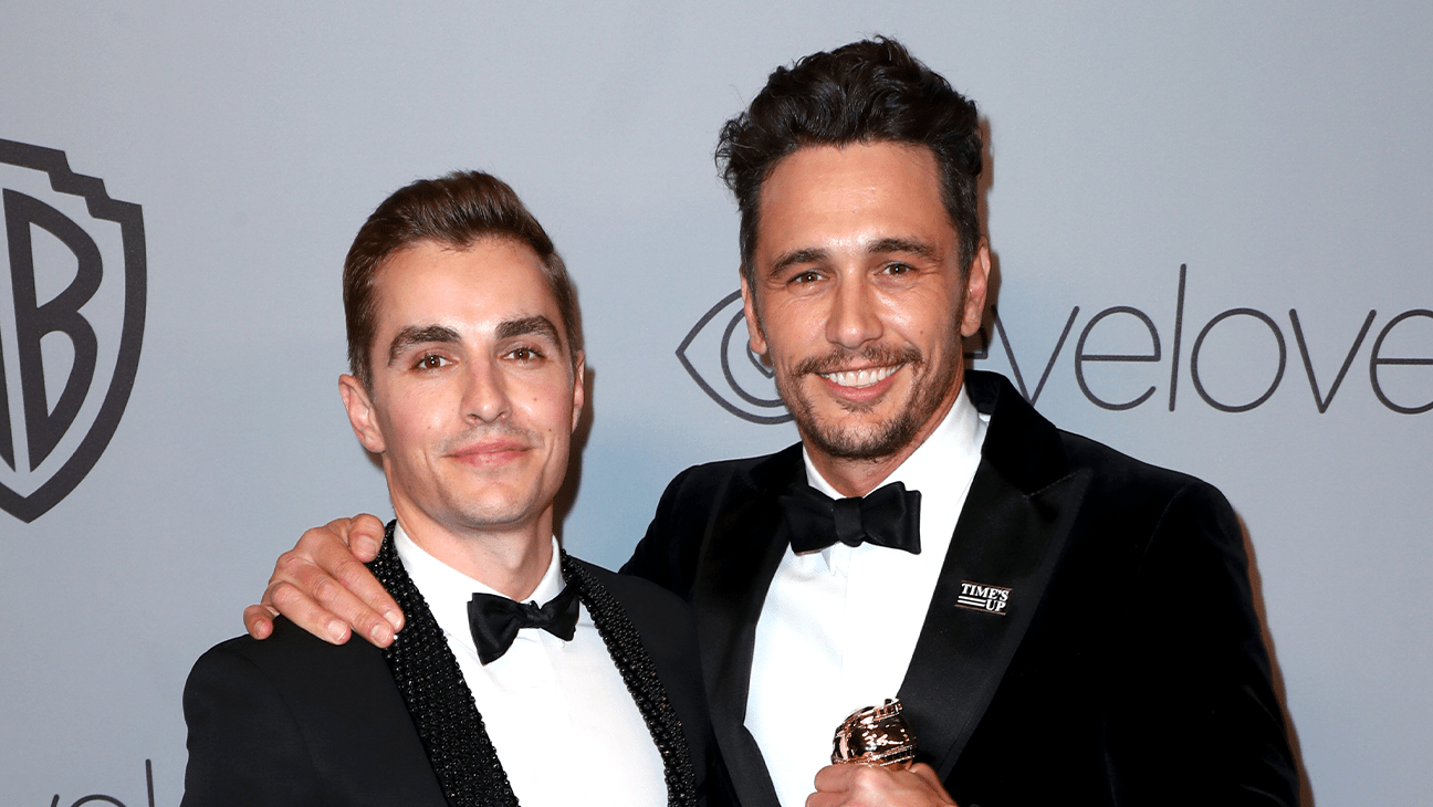 (L-R) Dave Franco and James Franco in 2018.