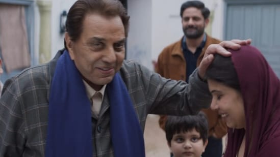 Dharmendra in a still from his final film, Ikkis.