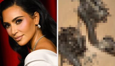 Kim Kardashian Wears A Safety Pin Dress And Heels