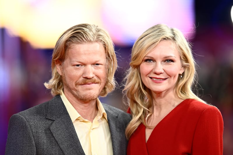 Jesse Plemons and Kirsten Dunst in London recently. Photograph: Gareth Cattermole/Getty 