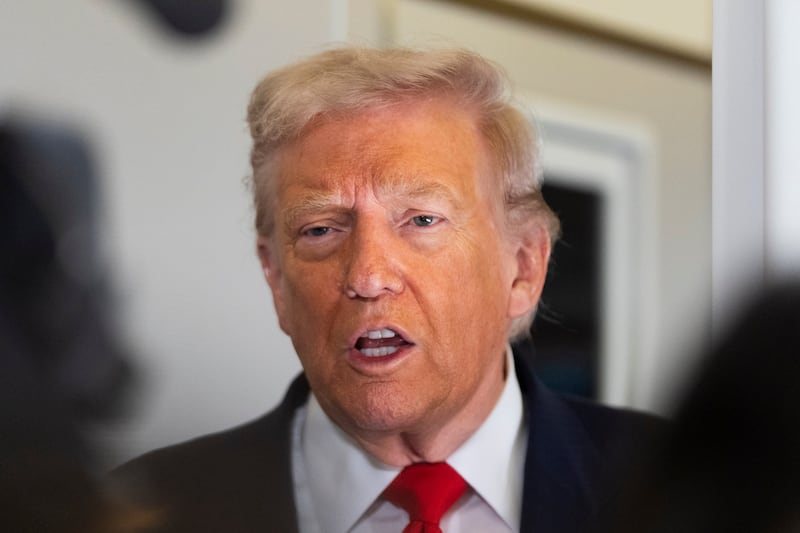 US president Donald Trump has tried to distance himself from Tuesday's results. Photograph: Manuel Balce Ceneta/AP