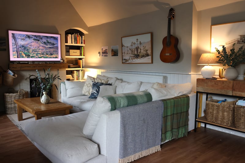 The house has been furnished with a country cottage aesthetic. Photograph: Dara Mac Dónaill
