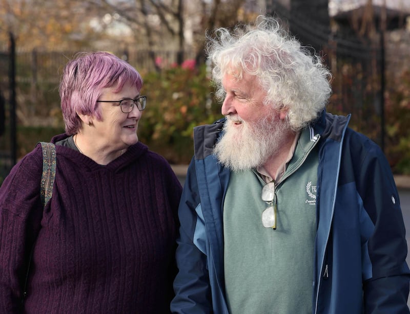 Maureen Nolan and her husband Gabriel. 'My biggest thing is that clinicians and healthcare professionals should listen to the patient because.' Photograph: Joe O'Shaughnessy