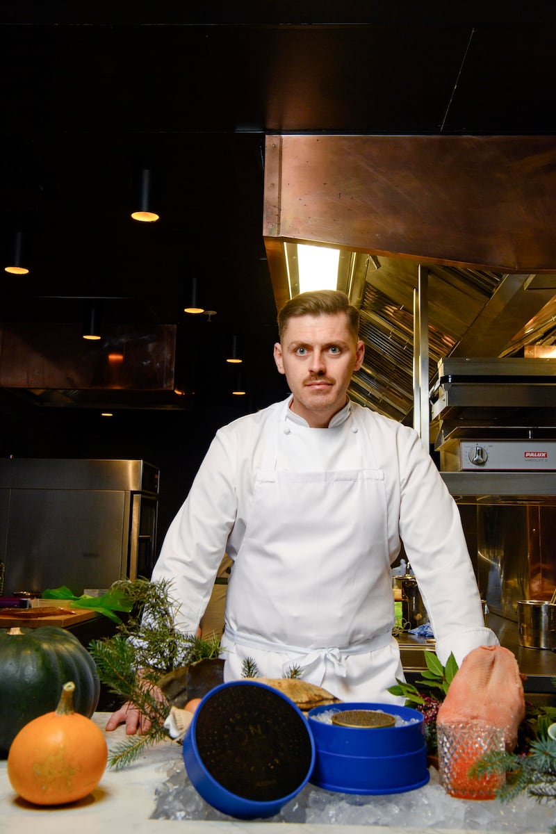Lewis Barker, executive chef of the two-Michelin-starred restaurant Terre at Castlemartyr Resort, Cork. Photograph: Daragh Mc Sweeney/Provision