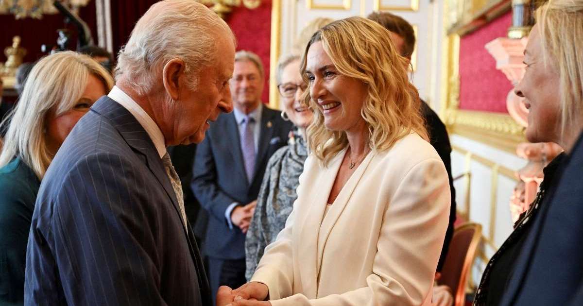 Kate Winslet Almost Met King Charles in 'Transparent Lace' Outfit