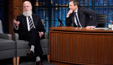 David Letterman 'Proud' of Seth Meyers After Donald Trump Attacks