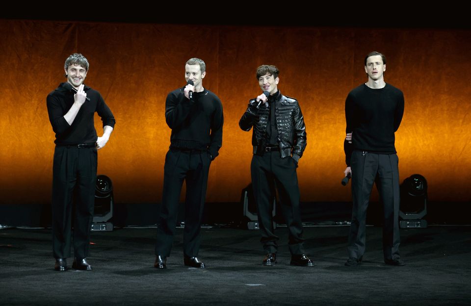 Paul Mescal, Joseph Quinn, Barry Keoghan and Harris Dickinson promote the upcoming films 'The Beatles': Photo: Gabe Ginsberg/WireImage