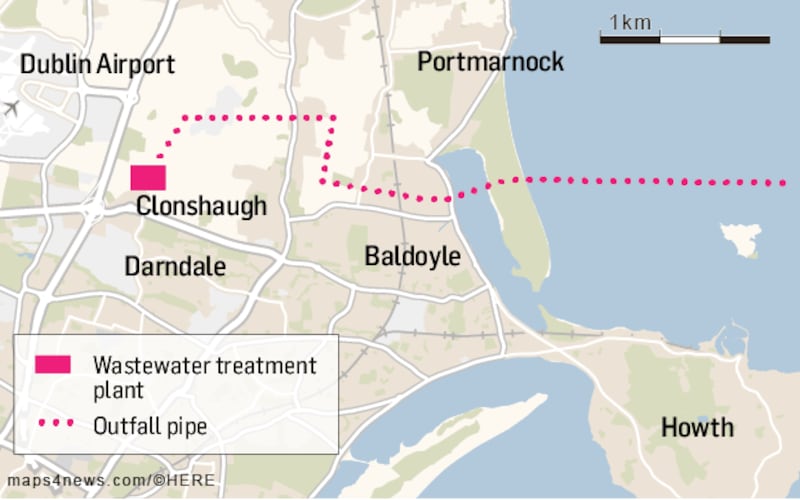 Fingal County Council published a report in 2023 identifying Clonshaugh in north Dublin as the preferred site for the drainage and sewage development