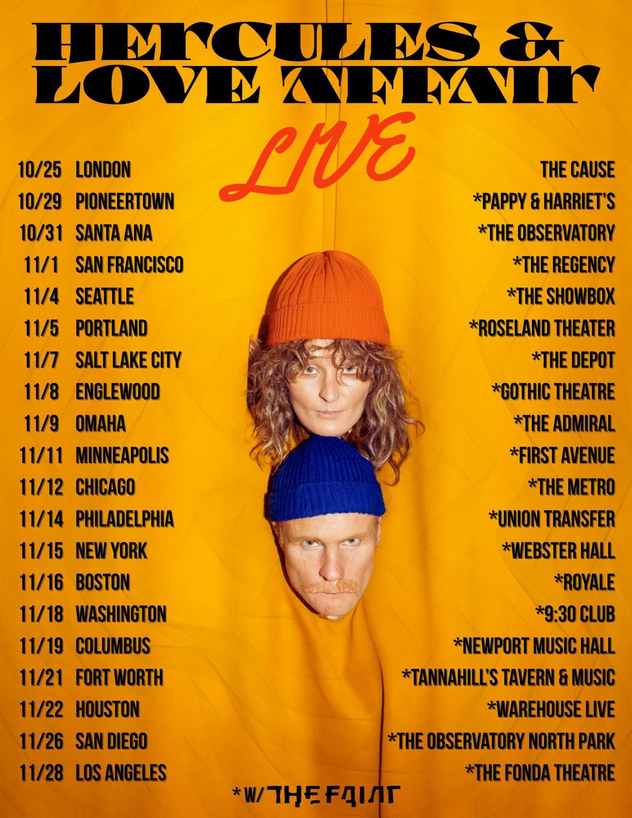 Hercules & Love Affair: Live Tour