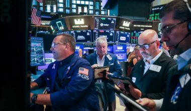 Fears of an AI bubble send stocks lower with tech leading the way