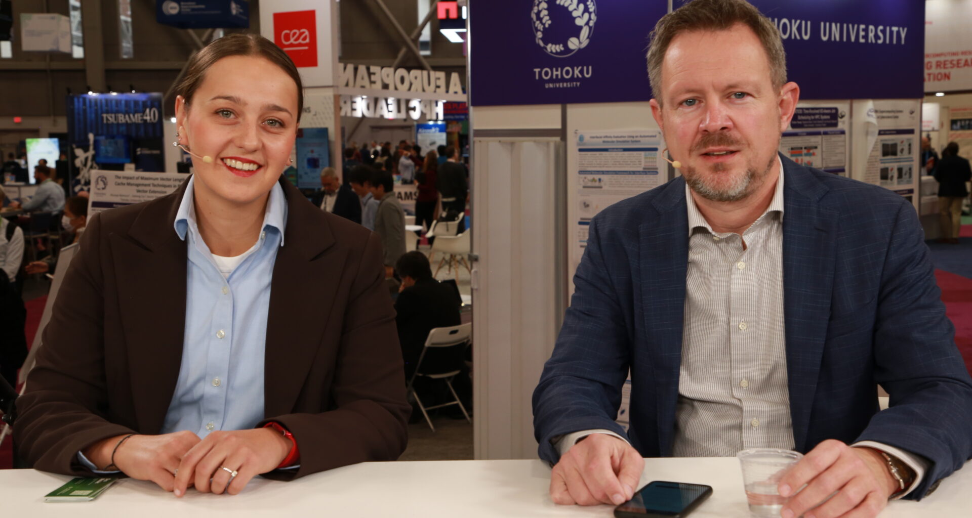 ClusterVision’s Fabian Nowee and Dea Mataic, explore HPC cluster management at SC25.