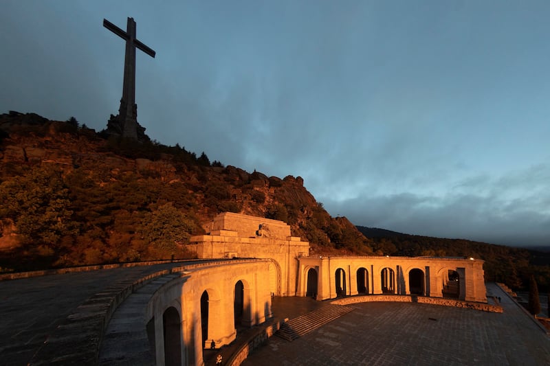 The Valley of the Fallen, where the body of Spanish dictator Francisco Franco was exhumed in 2019. Photograph:  Emilio Naranjo/Pool/Getty 